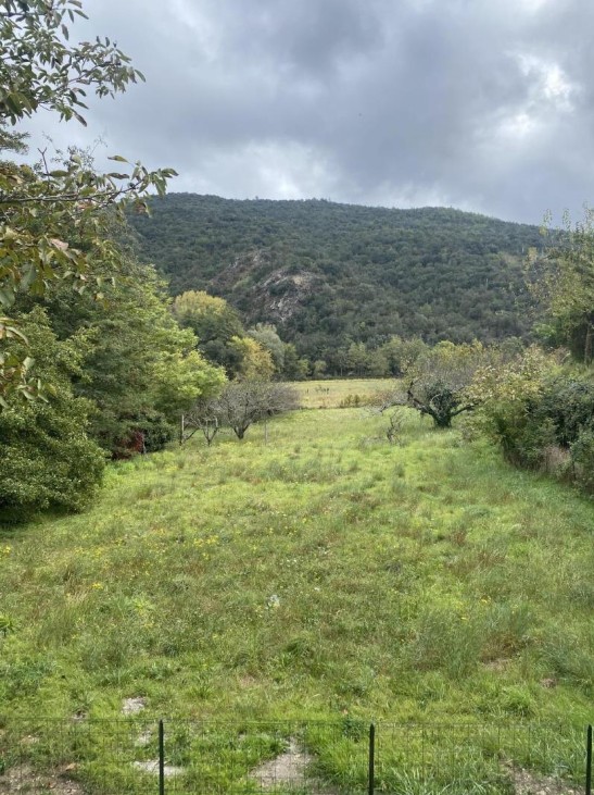 Massif du Canigó vu depuis le hameau de Lo Serrat